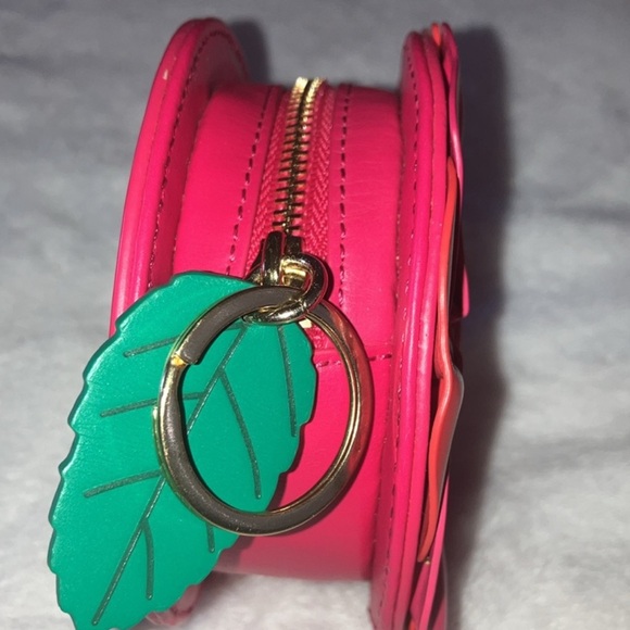 📣🚨🚨LOW START 🚨🚨📣Kate Spade Flora 3D Rose Leather Coin Purse - Picture 8 of 10